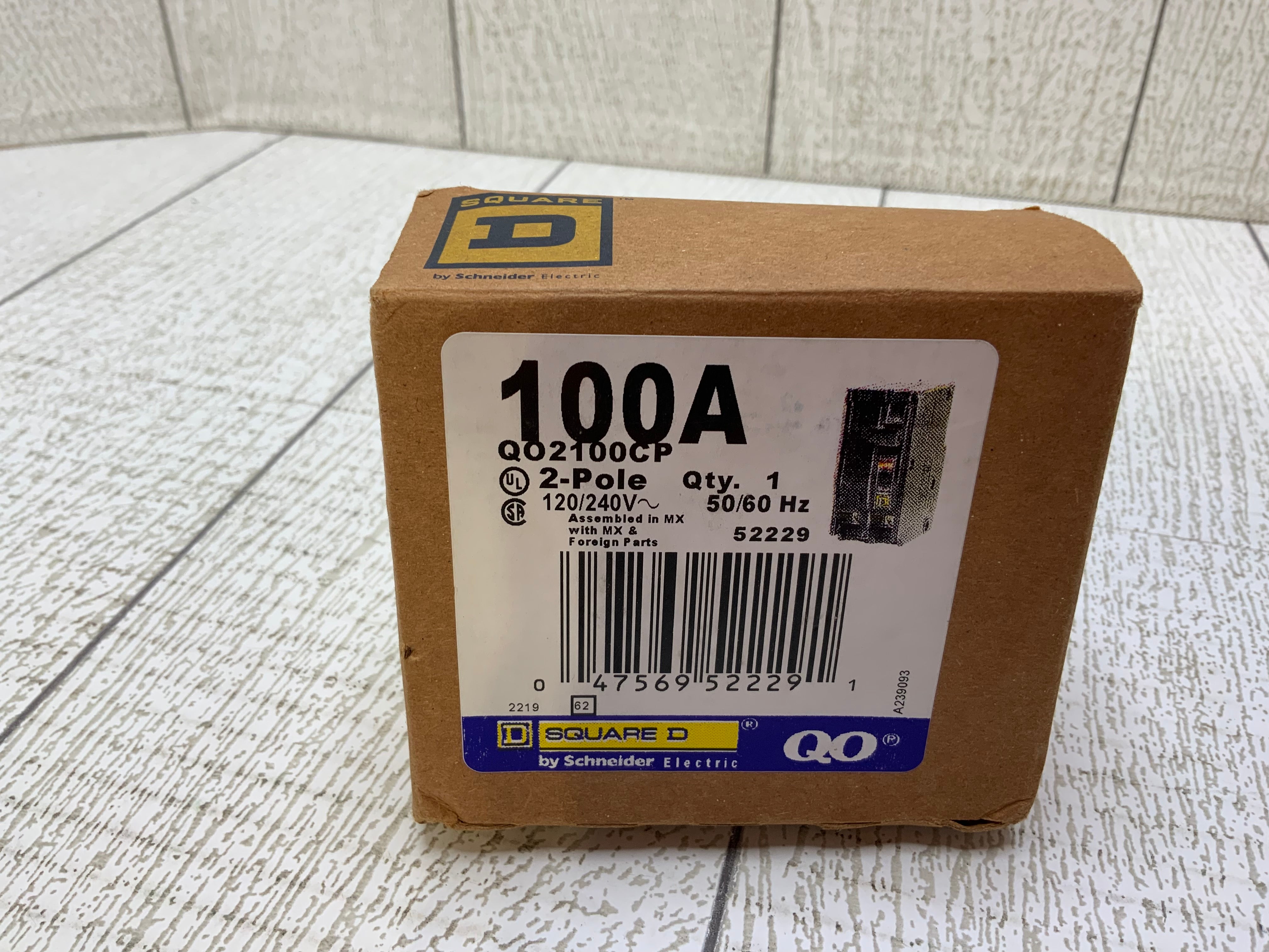 Square D - QO2100CP QO 100-Amp Two-Pole Circuit Breaker (7954762039534)